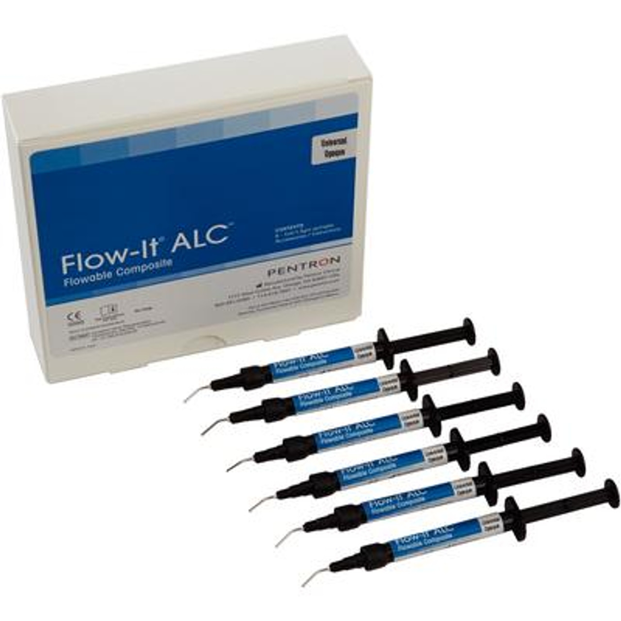 Pentron Flow-It ALC Flowable Composite Universal Opaque A0 Value Pack Syringe 6x1.5g & Tips