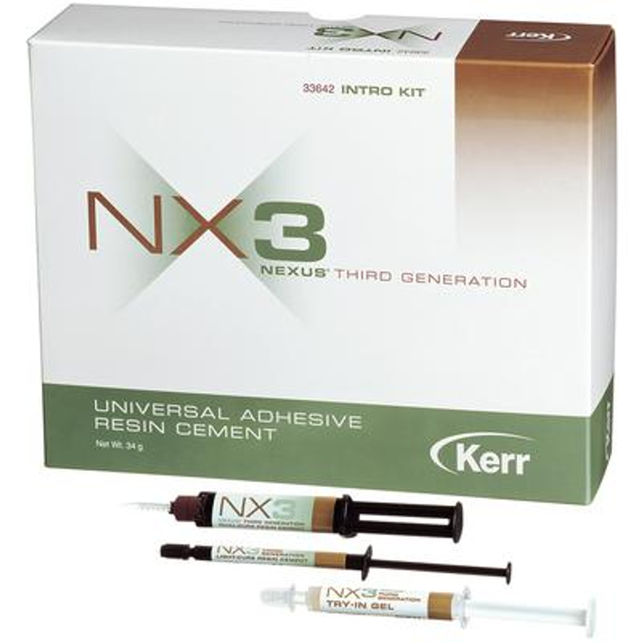 Kerr NX3 Nexus Permanent Cement Refills Dual-Cure,White Opaque Shade (5 gm)