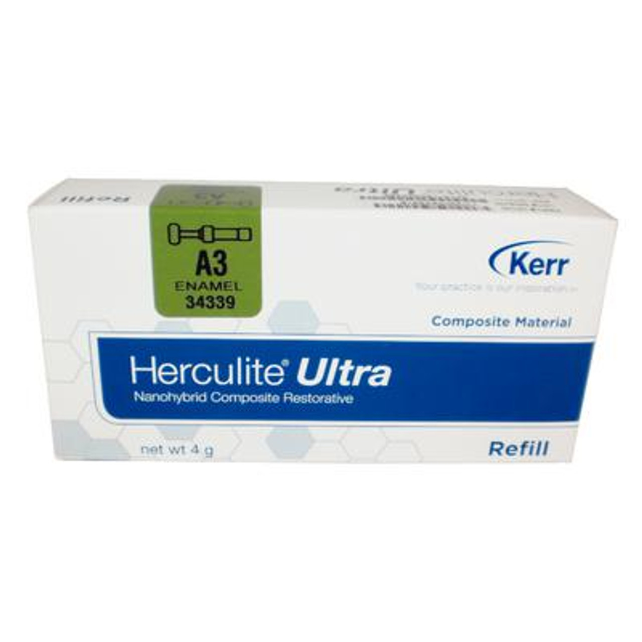 Kerr Herculite Ultra Refill A3 Enamel Syringe ea
