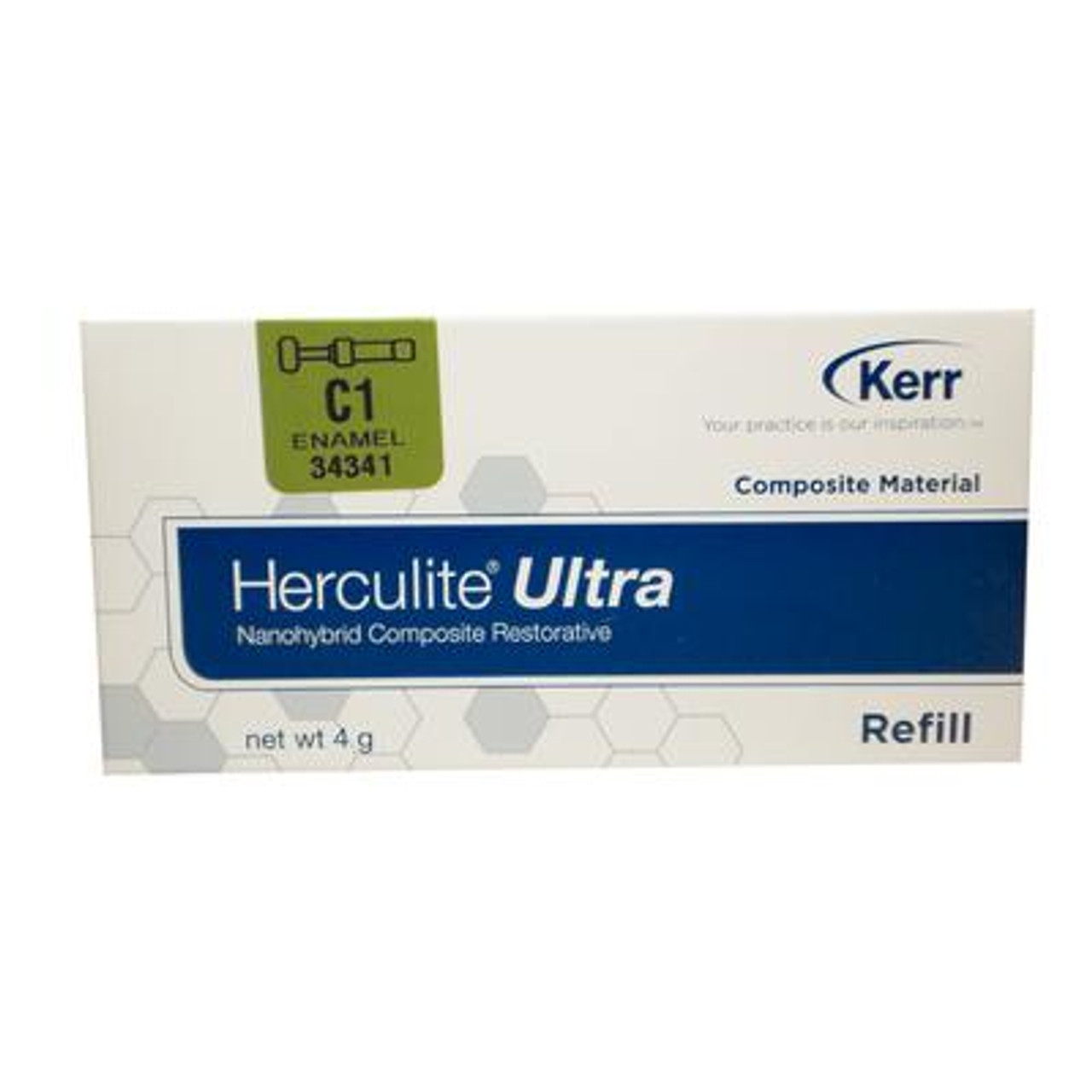 Kerr Herculite Ultra Refill C1 Enamel Syringe ea