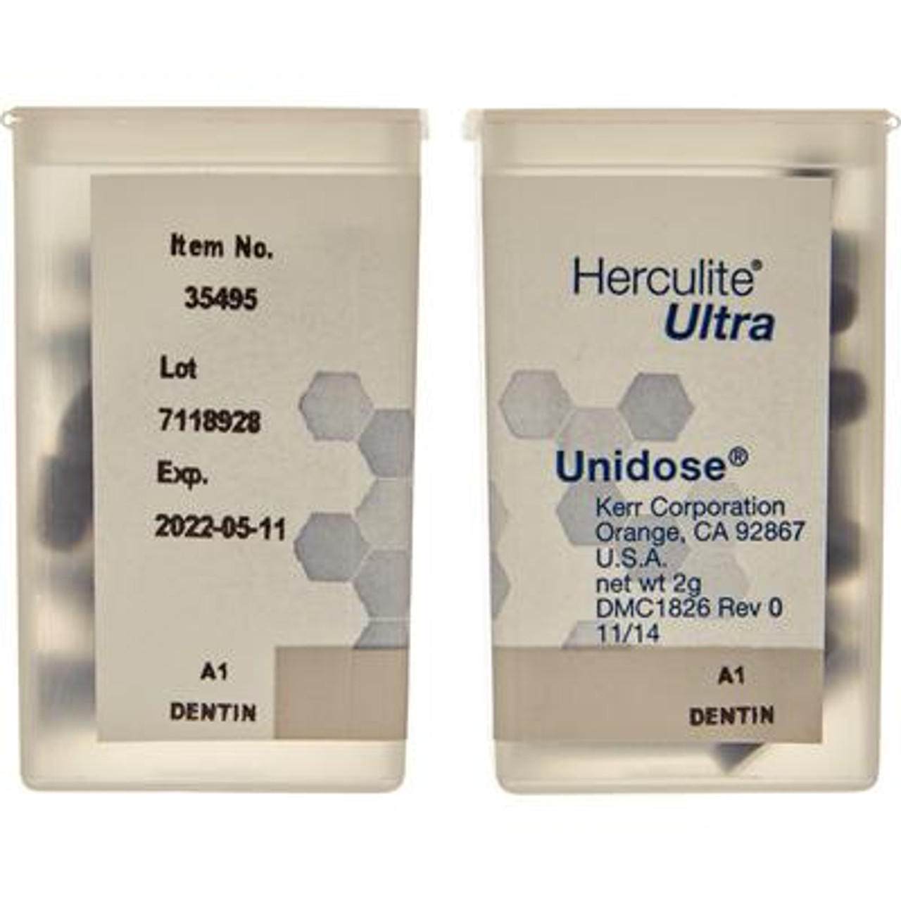 Kerr Herculite Ultra Refill A1 Dentin Unidose 20/pk