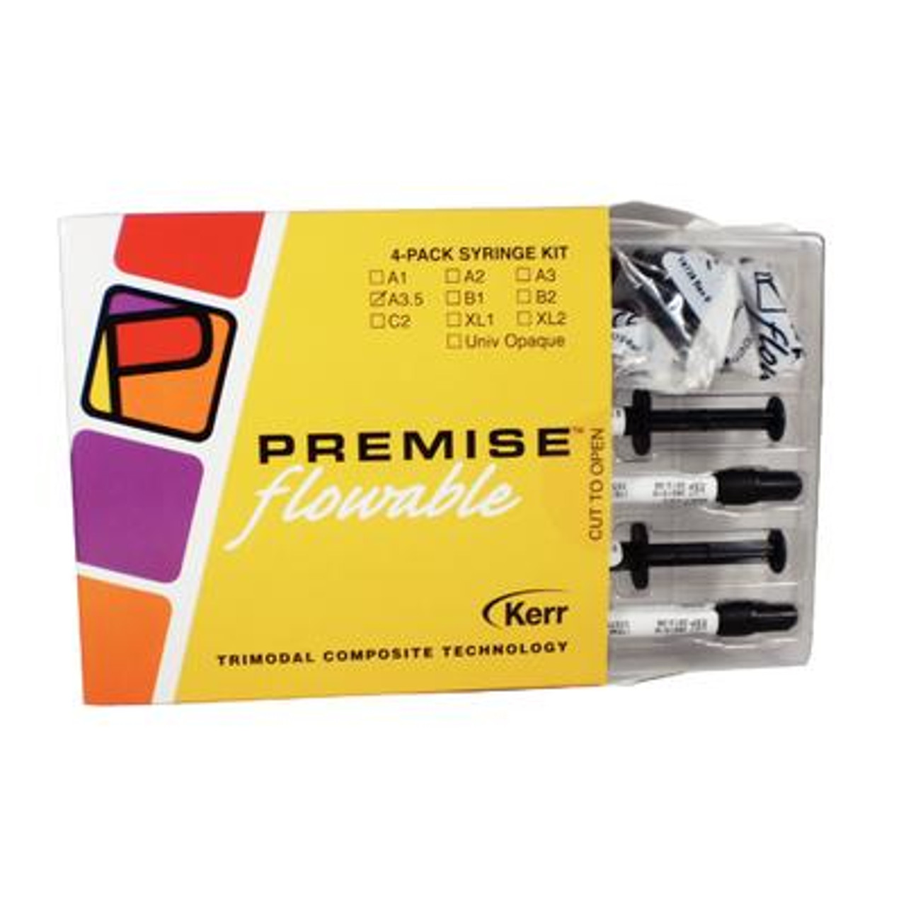 Kerr Premise Flowable 4-Pack Shade Kits A3.5