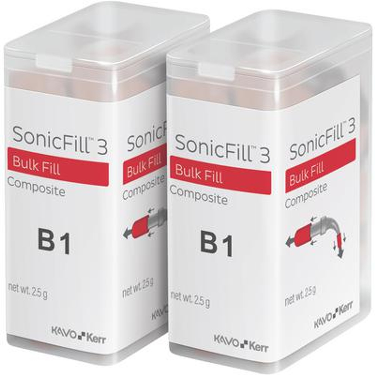 Kerr SonicFill 3 SonicFill 3 B1 Refill, 5 Gm (20 x 0.25 Unidose tips)