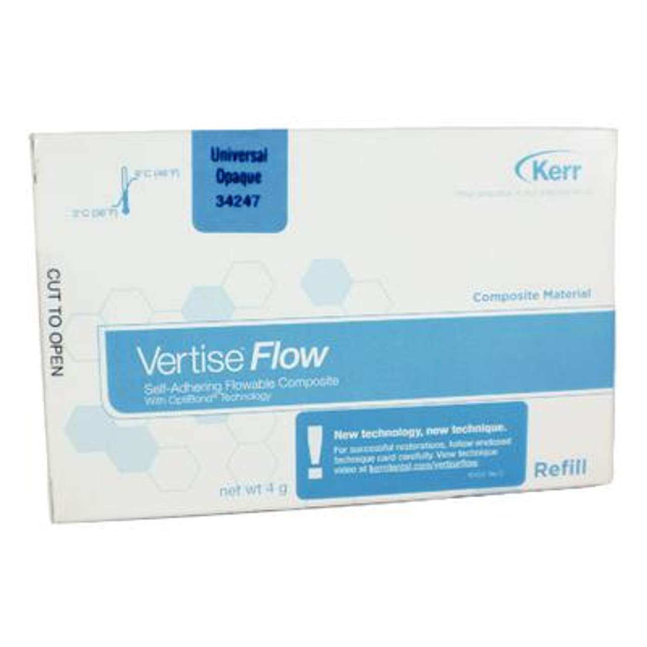Kerr Vertise Flow Refills Syringe(2g ea) Universal Opaque, 2/pk