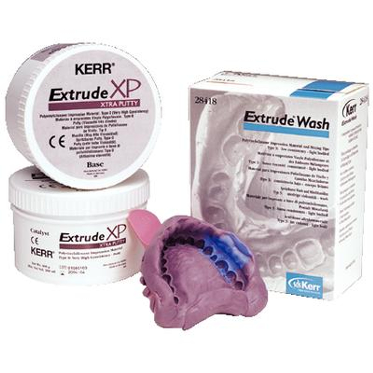 Kerr Extrude VPS XP Putty (Mauve) 520ml (260ml ea) Jars, 2xScoops, 18 Spacers, Kit