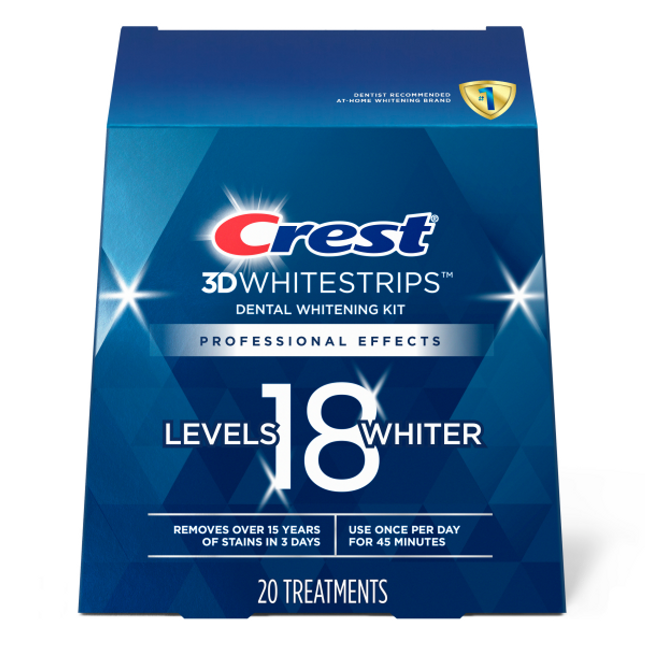 P&G Crest 3D Whitestrips Professional Effects, 20 Treatments Kit