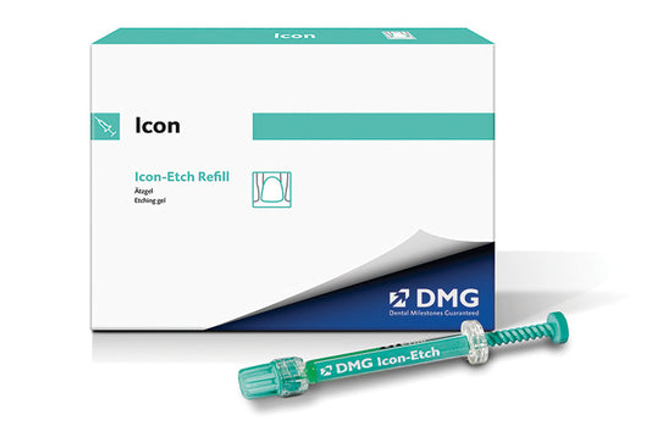 DMG Icon Etch Refill, Includes (3) 0.45mL Icon Etch Syringes, (15) Smooth Surface Tips