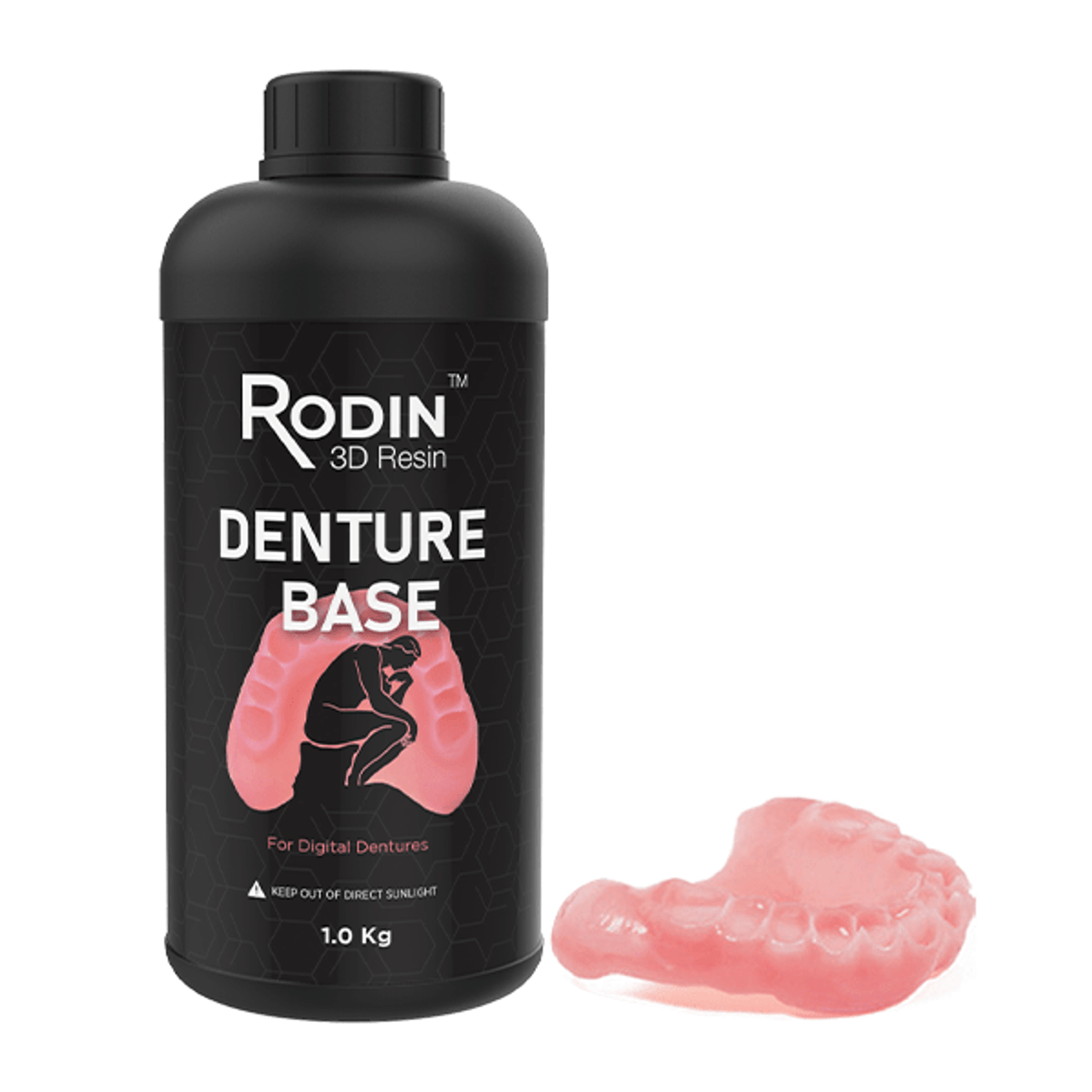 Pac-Dent Rodin Denture Base, Light Pink, 1kg/Bottle