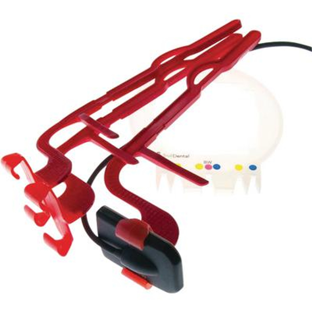 Directa TrollByte Kimera BIO Red, Fit Size: 31mm Short, 3mm Thick, X-ray Sensor Holder, 3/pack with Aiming Ring