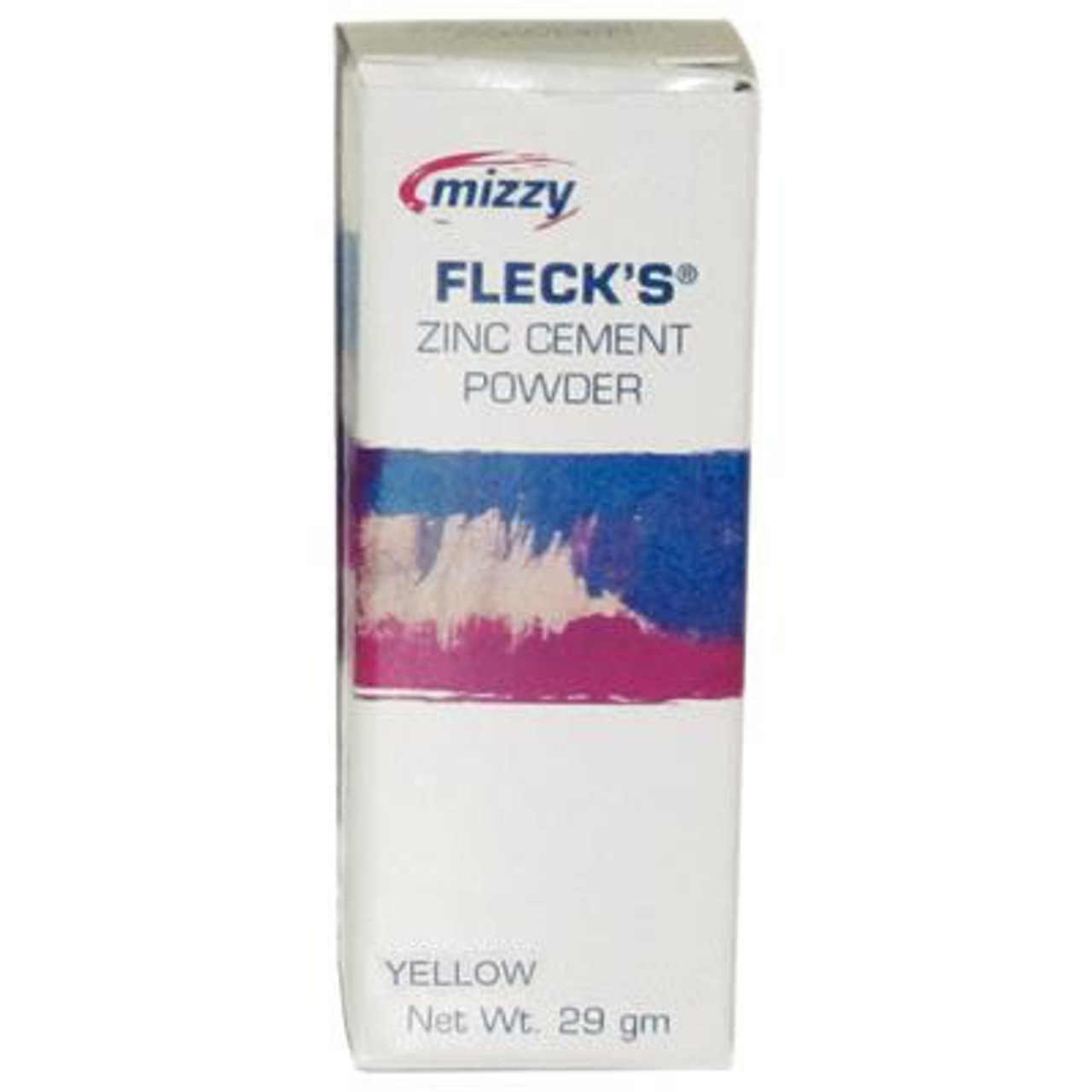 Keystone Fleck's Self-Cure Yellow Zinc Phosphate Cement Powder, 29 g