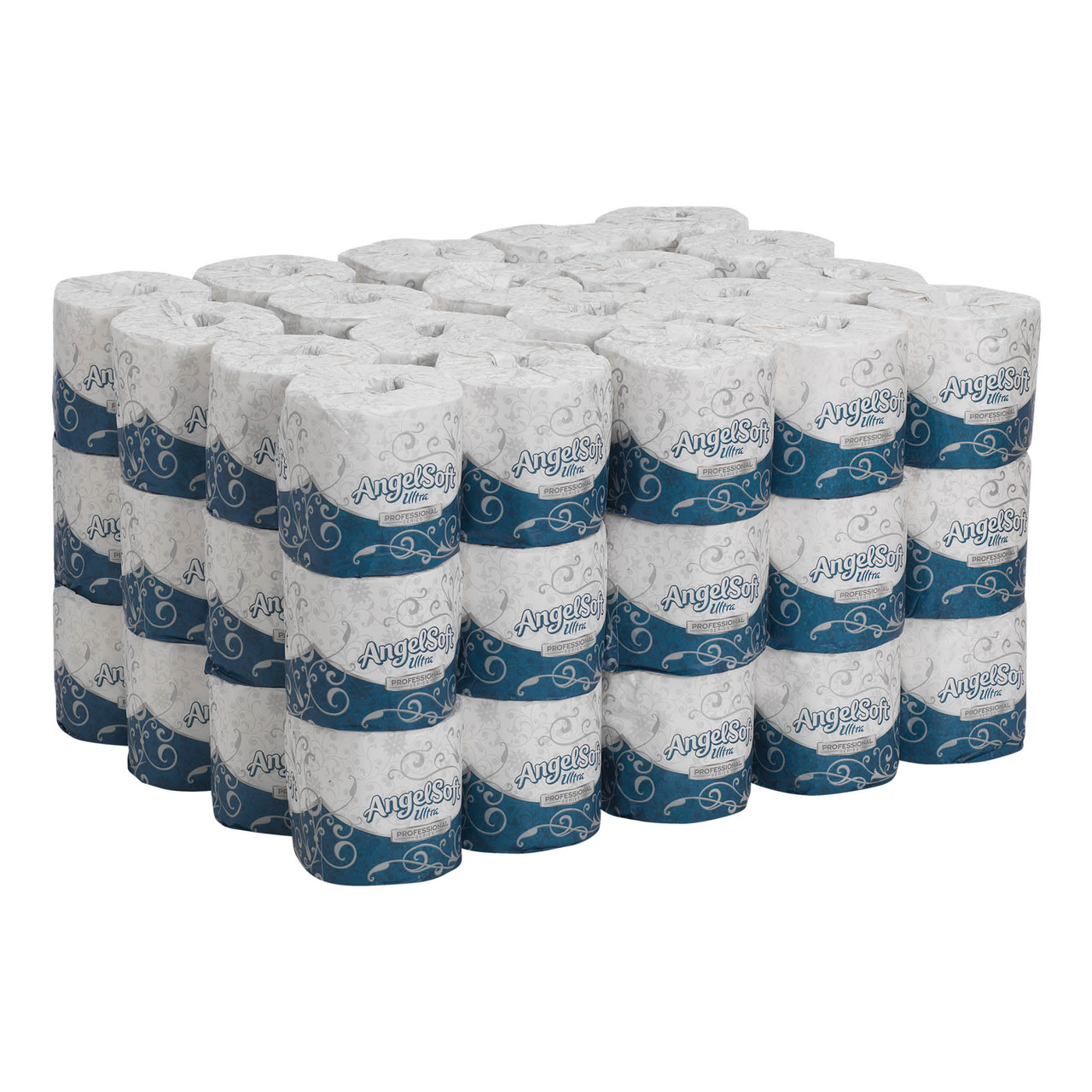 Georgia-Pacific Angel Soft Professional Premium Embossed Bathroom Tissue, 2-Ply, White, 4½" x 4.05", 400 sht/rl, 60 rl/cs