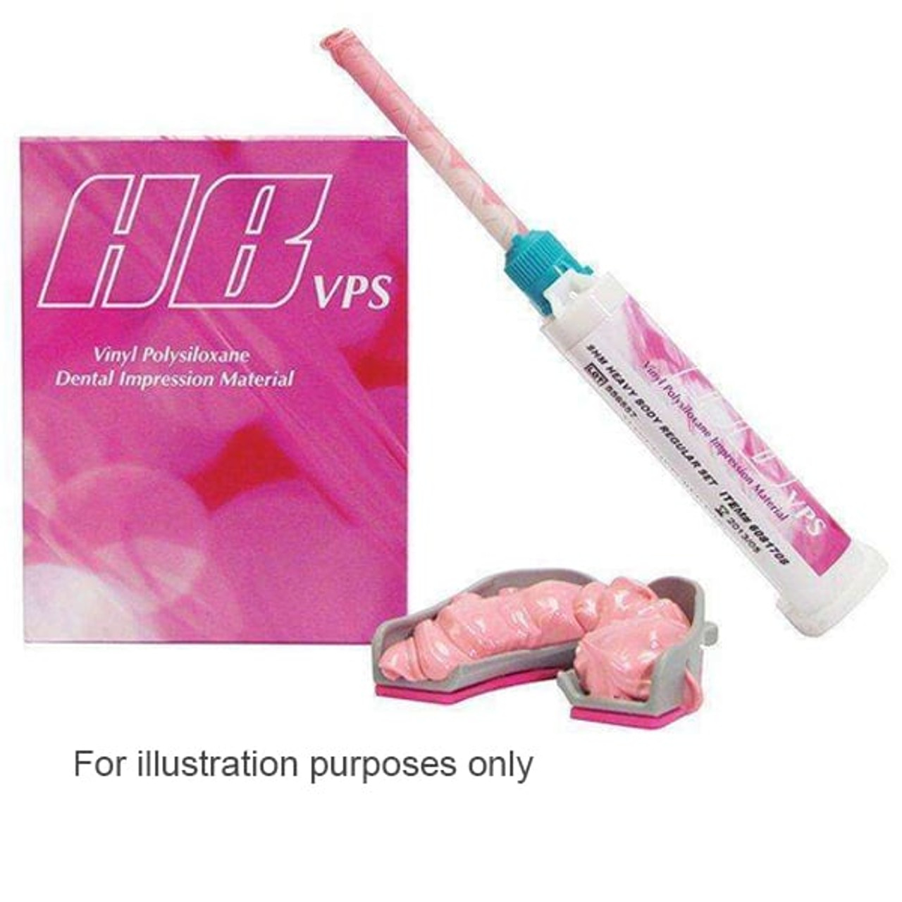 Keystone HB VPS Impression Material, Medium Body Fast Set, 4 - 50ml cartridges