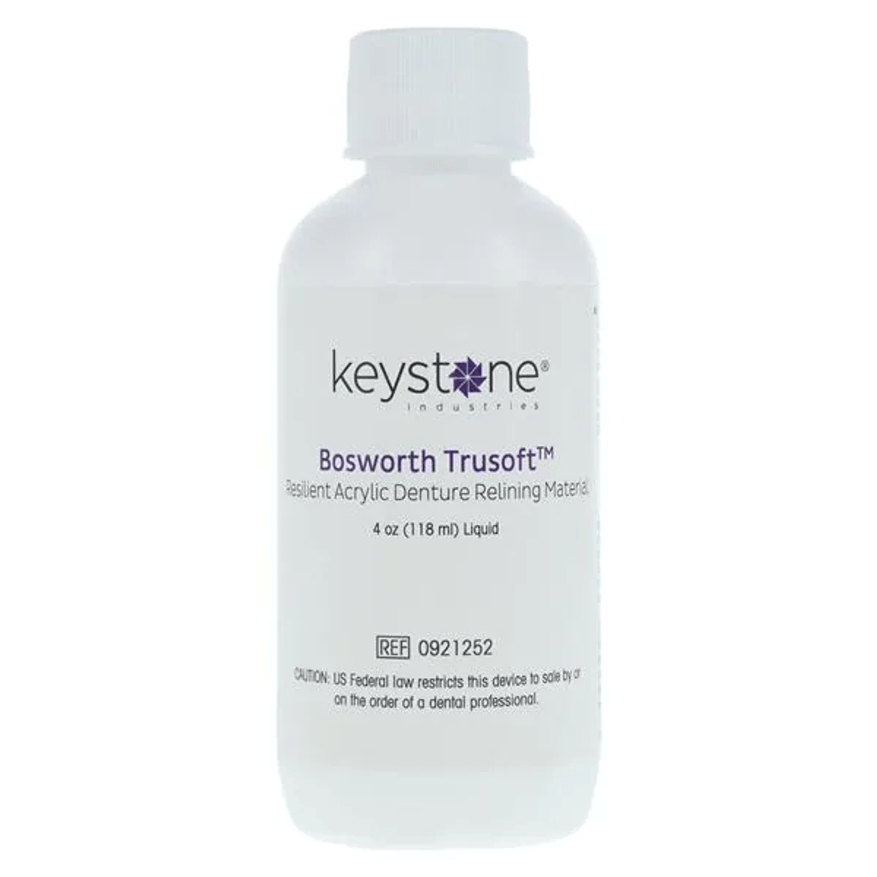 Keystone Trusoft Intermediary Relining Material, 4 oz Liquid