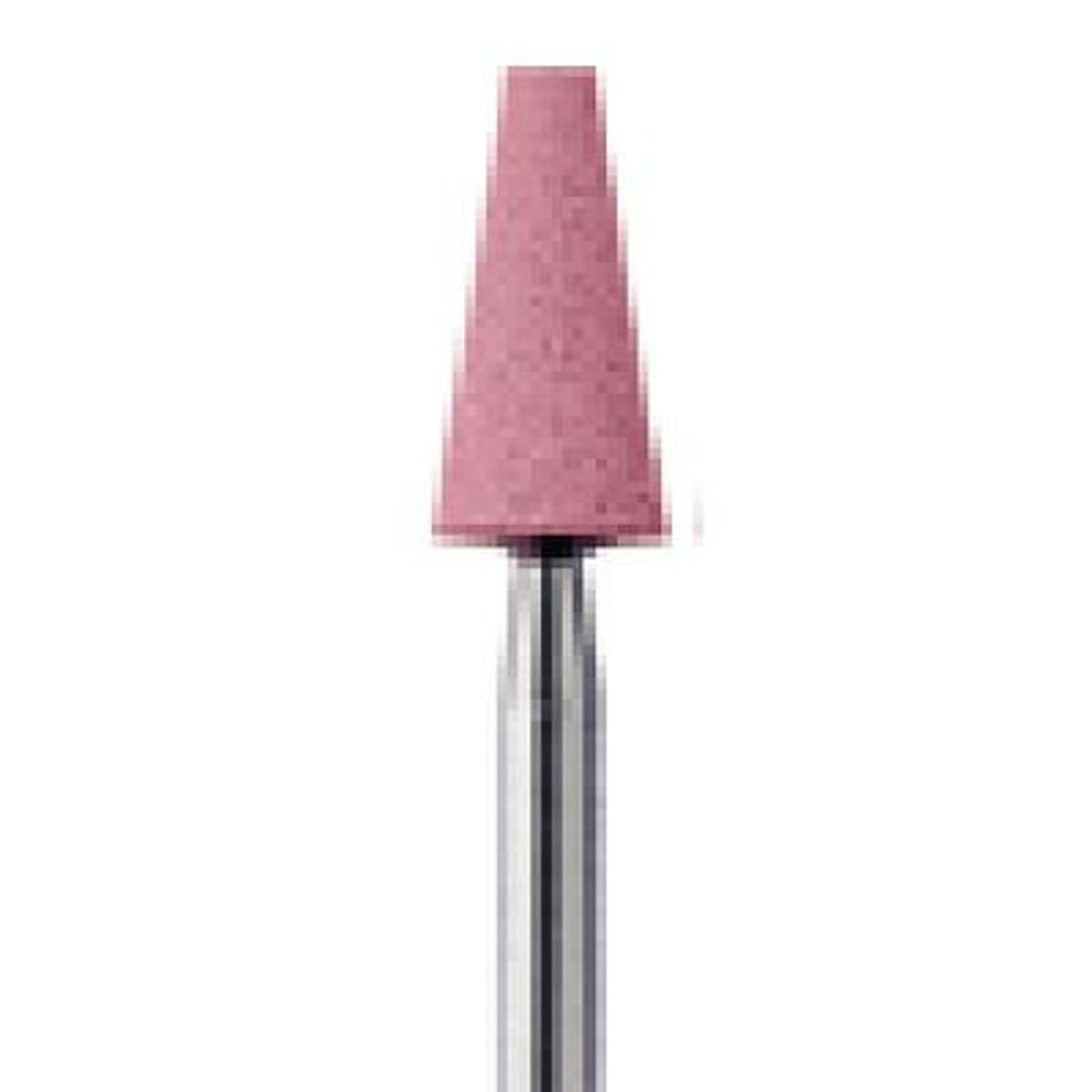 Kerr NTI Pink Abrasive, HP, Round End Taper, Medium Grit, 5mm Head Size, 10mm Head Length, 12/pk