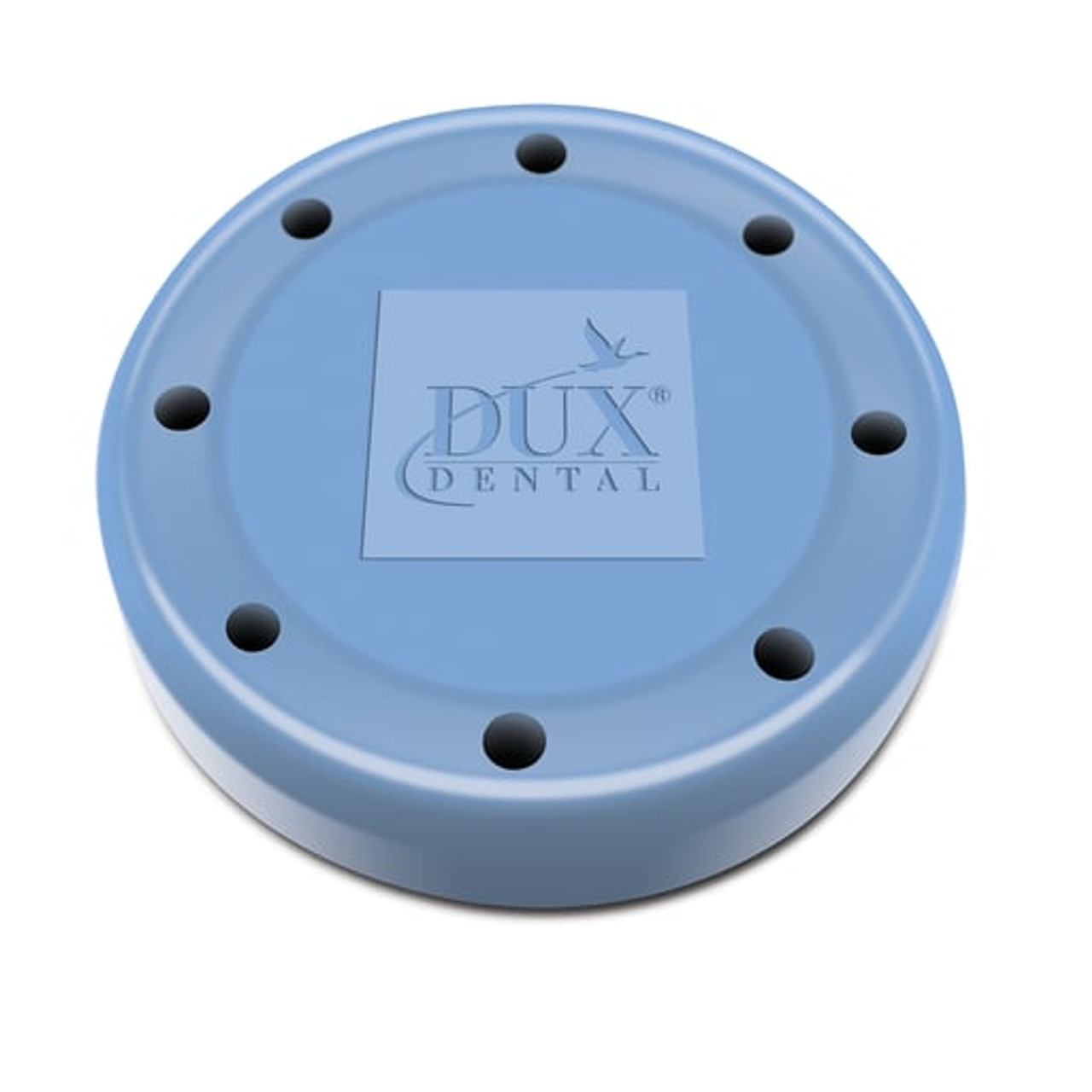 Kerr 8-Hole Bur Block, Round, Baby Blue, ea