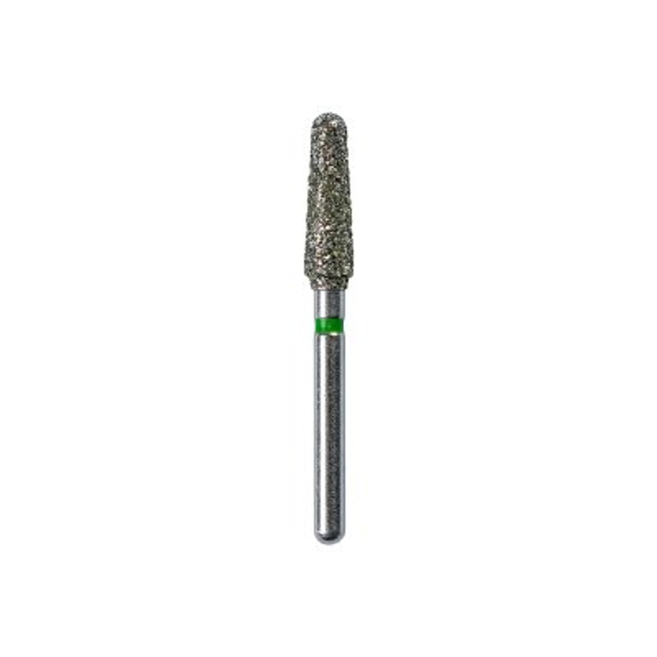 Kerr SimpliCut Sterilized Diamond Burs, Round End Taper, 2.5mm Diameter, 8mm Length, Coarse Grit, 25/pk