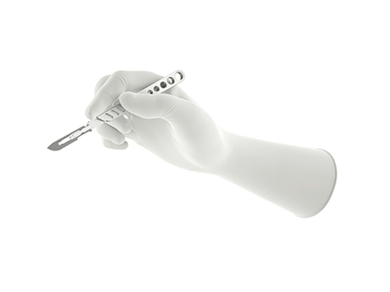 Ansell Gammex Non-Latex Pi Textured Surgical Gloves, Size 5½, Powder Free, White, Sterile, 50 pr/bx, 4 bx/cs