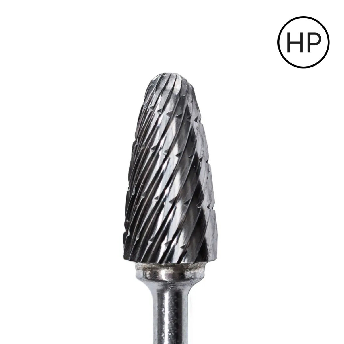 ODS Precision Laboratory Carbide Cutter Bur, 84T Medium, Bullet Shape, 6.0 mm Head, Use on Acrylics and All Metals 1/ea
