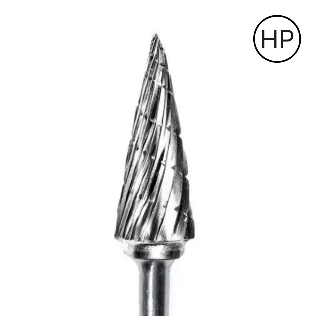 ODS Precision Laboratory Carbide Cutter Bur, 82T Medium Cone Shape, 6.0 mm Head, Use on Acrylics and All Metals 1/ea