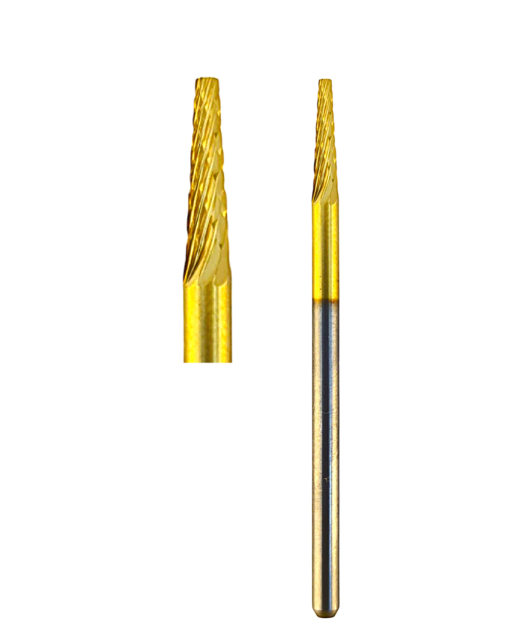 ODS Precision Laboratory Carbide Cutter Bur, 31P Coarse, 6.0 mm Head, Taper Fissure, Use on Acrylics, Ceramics and All Metals 1/ea