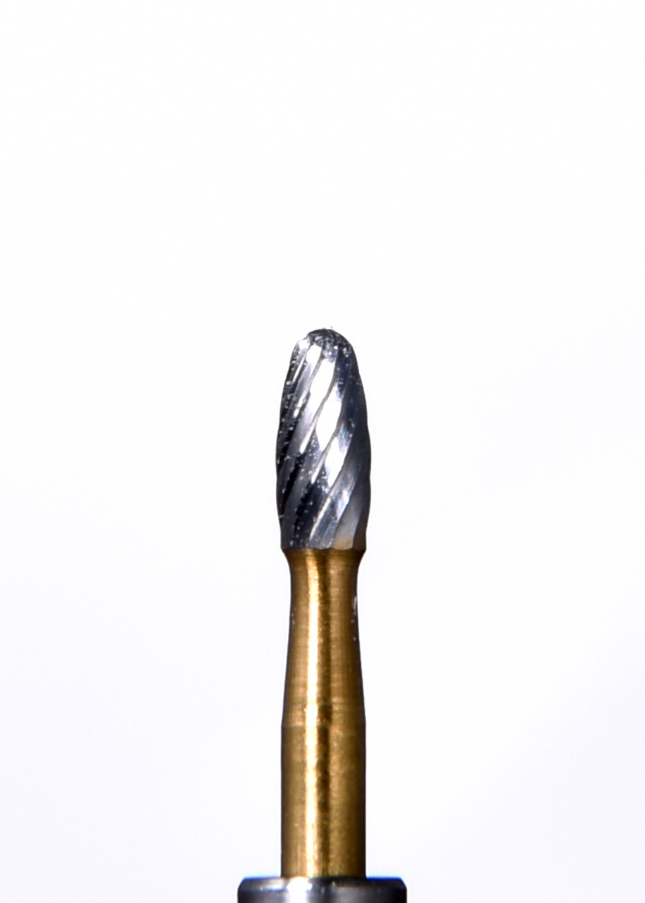 ODS Precision Laboratory Carbide Cutter Bur, 31P Coarse, 6.0 mm Head, Taper Fissure, Use on Acrylics, Ceramics and All Metals 1/ea