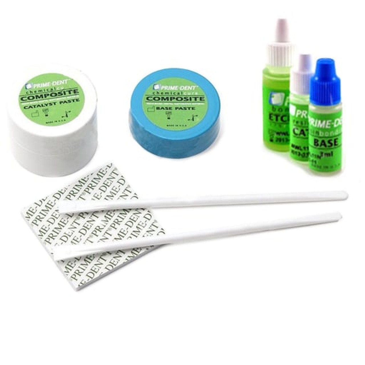 Prime-Dent Chemical Cure Composite Kit, 1.5g/1.5g with Bonding Prime-Dent Chemical Cure Composite Kit, 1.5g/1.5g with Bonding