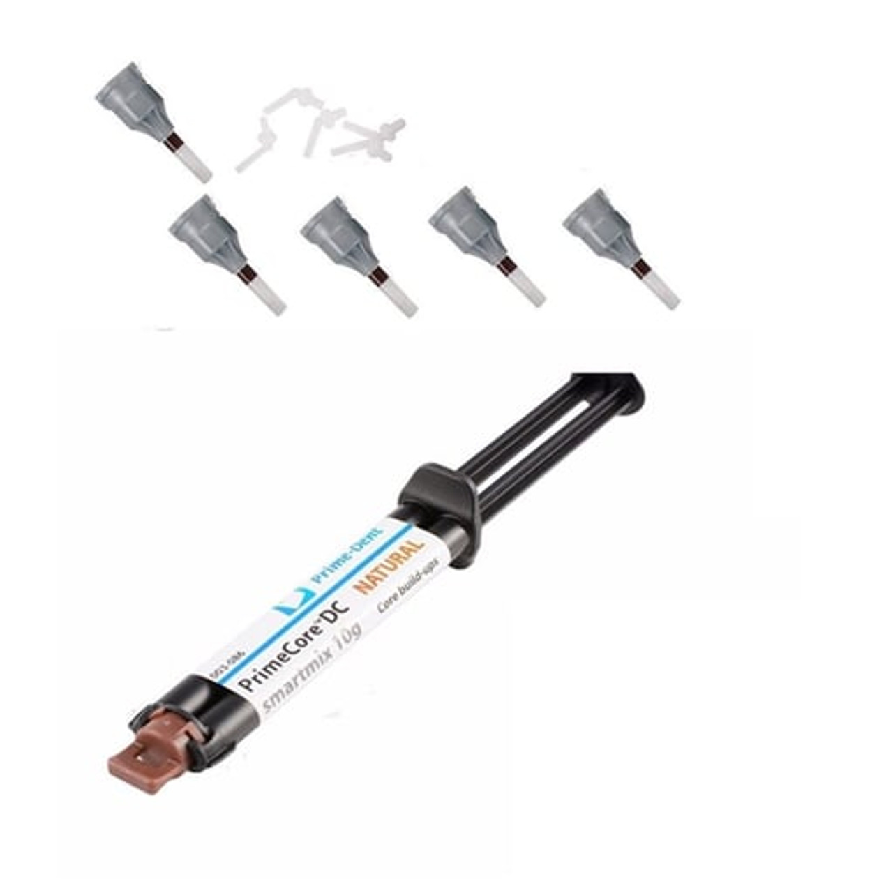 Prime-Dent Dual Cure Core Build-Up Material, A2, 10g Syringe