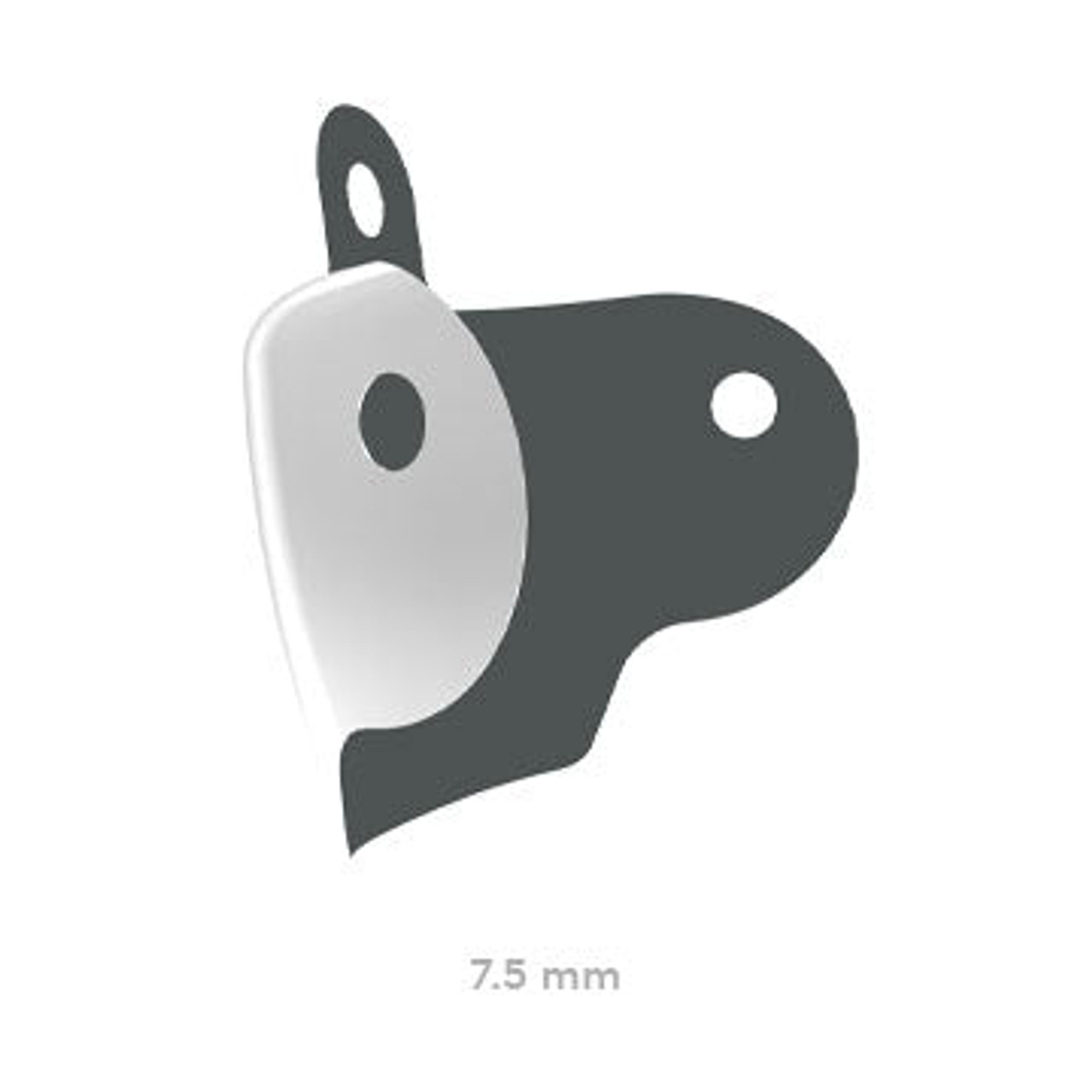 Pac-Dent iMatrix Coated Dark Gray Matrices Refill, 100 x coated Matrices 7.5mm