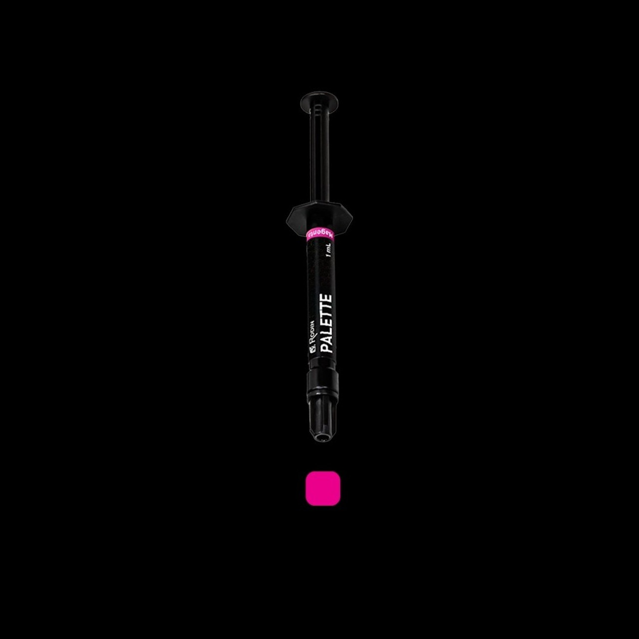 Pac-Dent Rodin Palette N2-Free Refill, Magenta Light Cure Acrylic, 1 x  1 mL Syringe