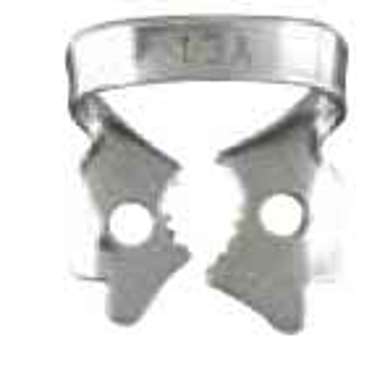 Miltex #13A Lower Molar Winged Metal Rubber Dam Clamp Single Clamp, ea