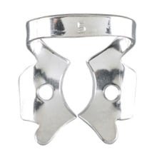 Miltex #5 Upper Molar Winged Metal Rubber Dam Clamp Single Clamp, ea