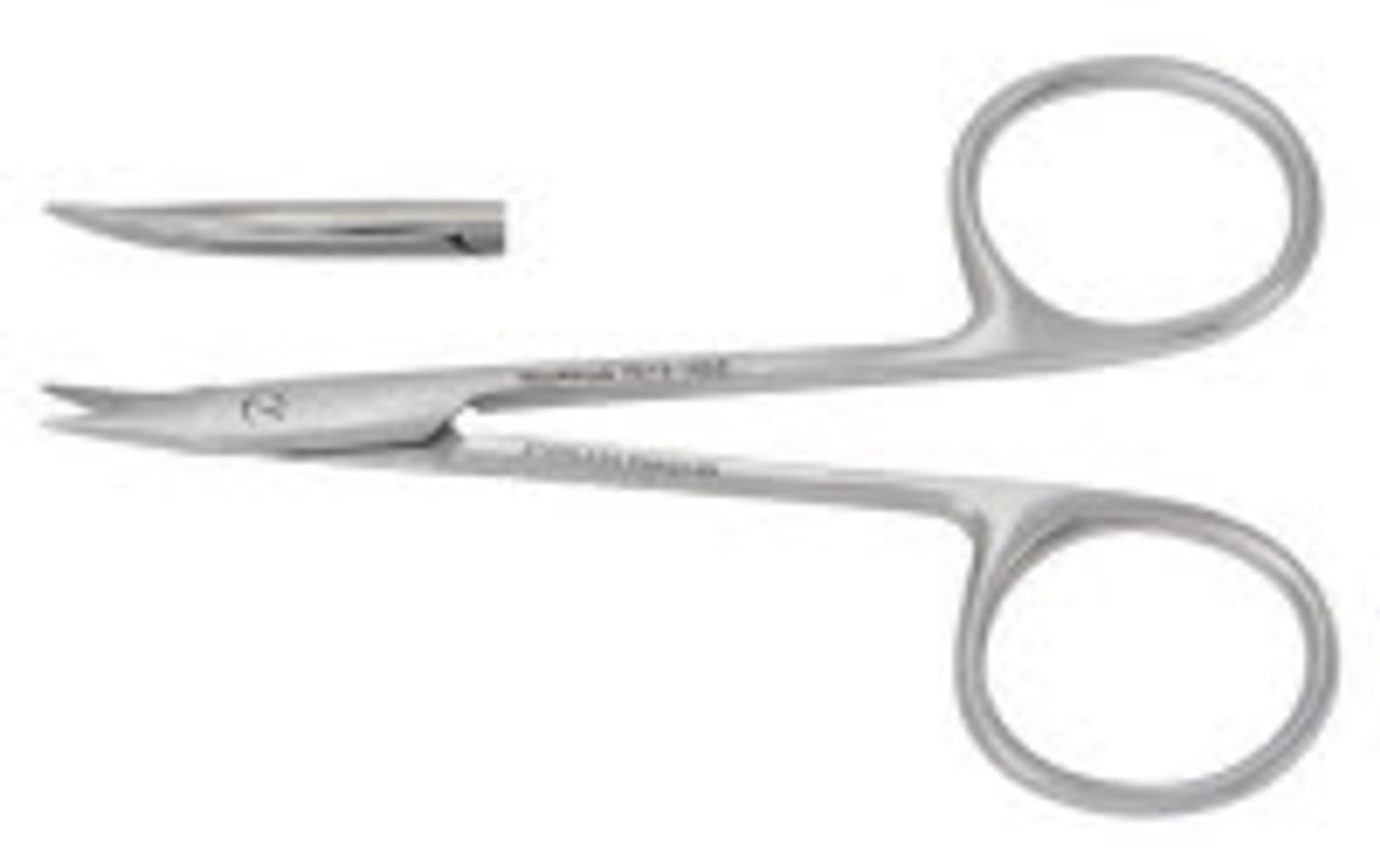 Miltex Vantage 3.75" Curved Eye Suture Scissors, ea