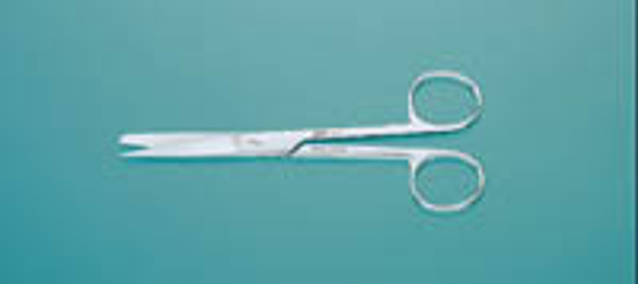 Miltex Operating Scissors, 5-3/4", Standard, Straight, Sharp-Blunt Points, ea