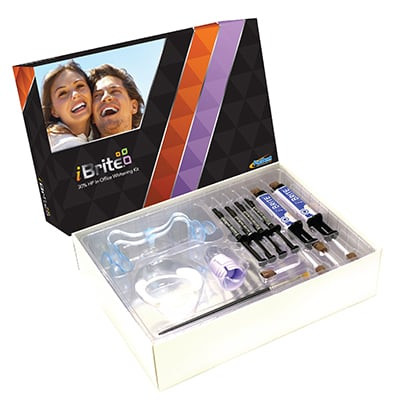 Pac-Dent iBrite Professional Chairside Tooth Whitening System 5 Patient Kit