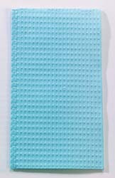 Tidi 2-Ply Tissue/Poly Towel, Blue, 17" x 18", 500/cs