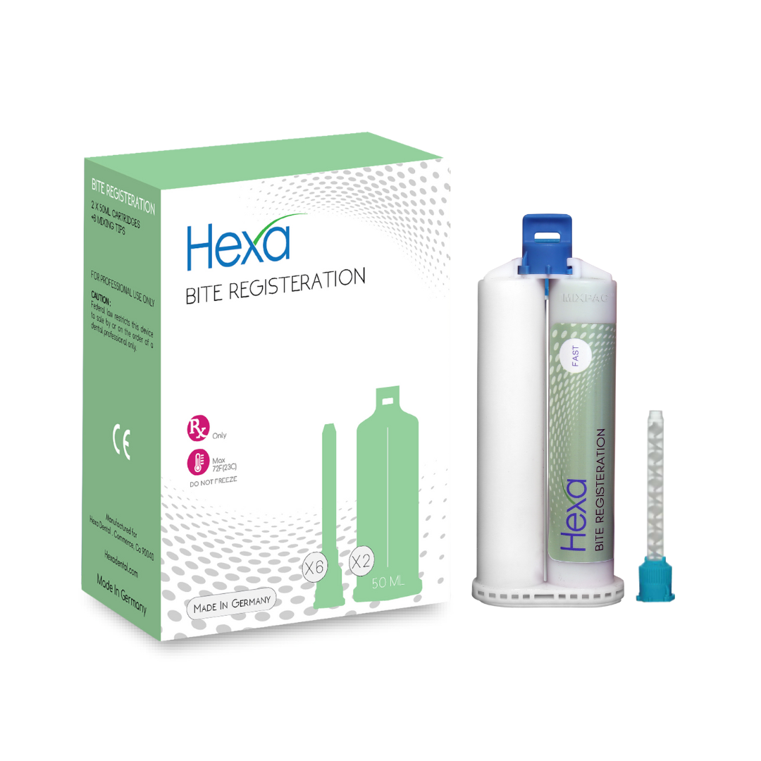 Hexa Bite Registration, 50ml, Fast Set, 4 Cartridges without Tips