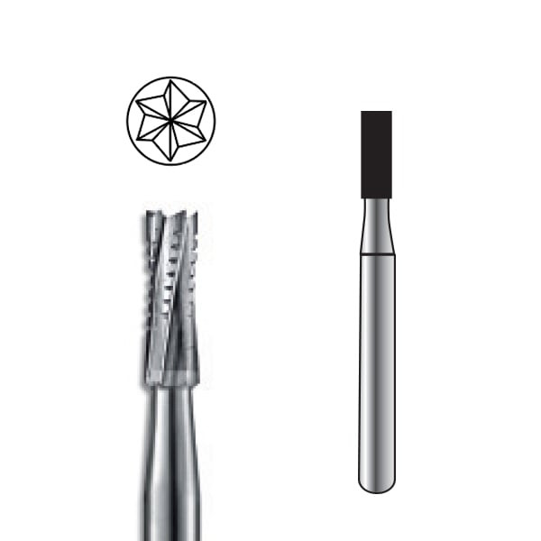 Pac-Dent Carbide Bur FGOS-559 Straight Fissure Crosscut, 10/pk