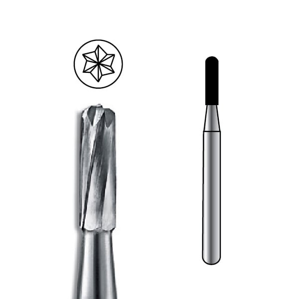 Pac-Dent Carbide Bur FGOS-1158 Straight Fissure Dome, 10/pk