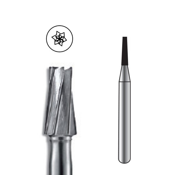 Pac-Dent Carbide Bur FGOS-170 Taper Fissure, 10/pk