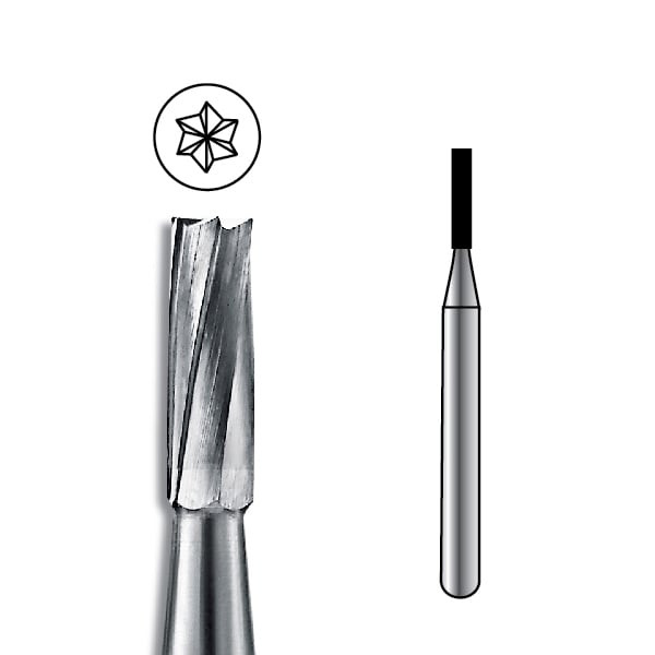 Pac-Dent Carbide Bur FGSS-56 Straight Fissure, 10/pk