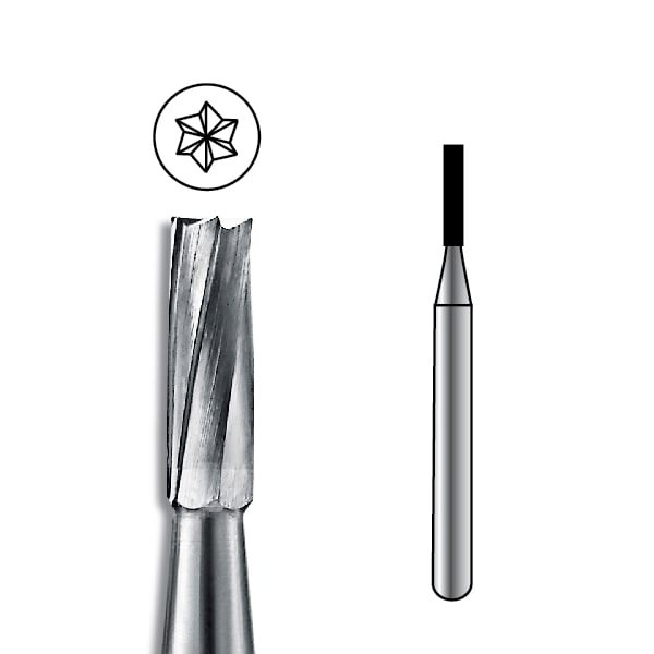 Pac-Dent Carbide Bur FGSS-57 Straight Fissure, 10/pk