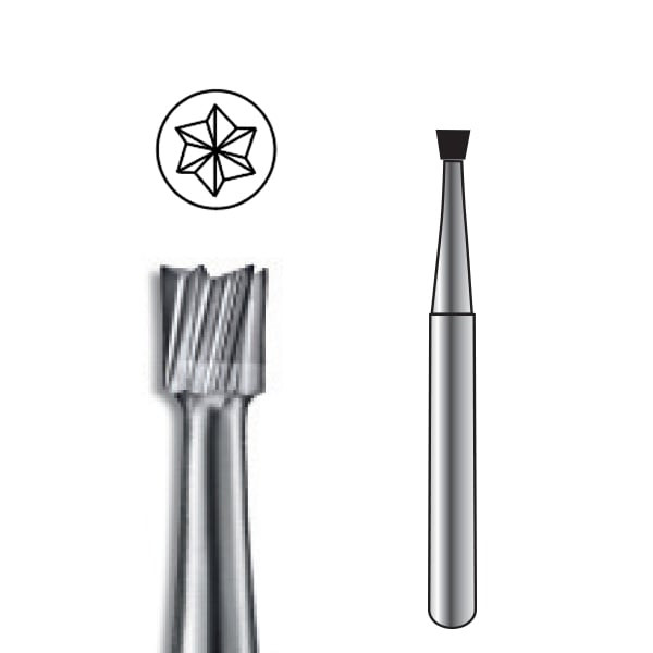 Pac-Dent Carbide Bur RA-36 Inverted Cone Latch-Type, 10/pk