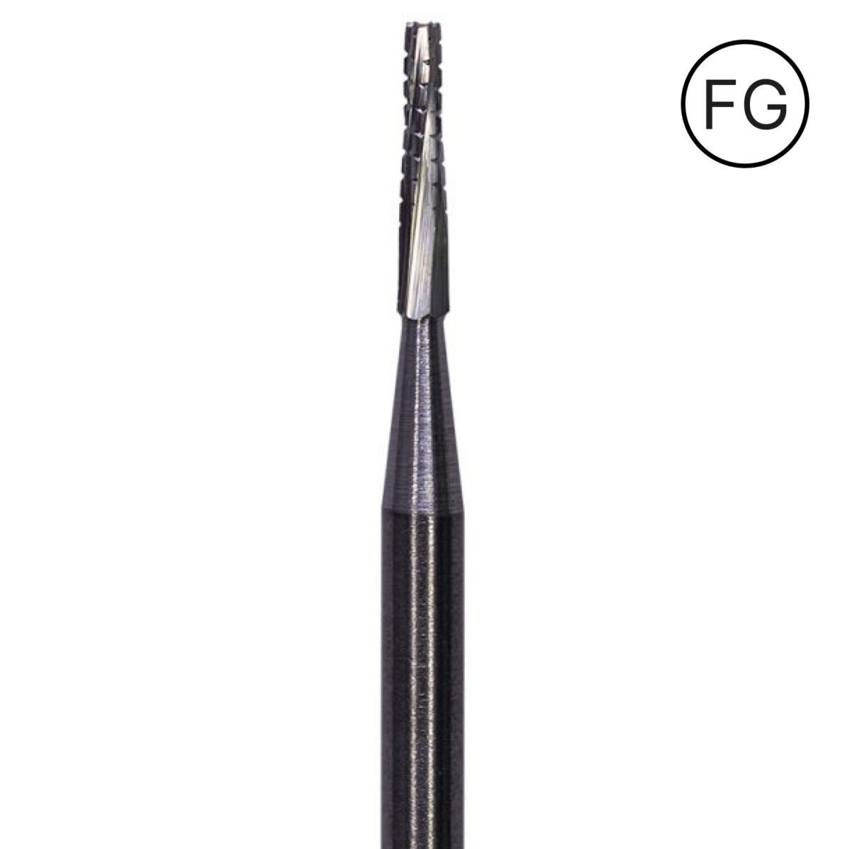 Pac-Dent Carbide Bur FG-700L Taper Fissure Crosscut, Clinic Pack, 100/pk