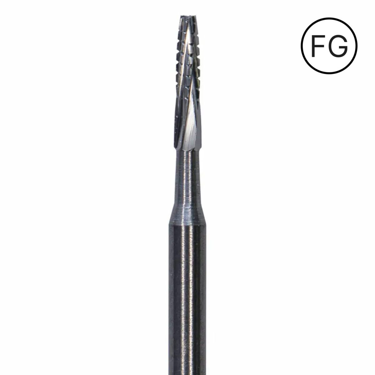 Pac-Dent Carbide Bur FG-701L Taper Fissure Crosscut, Clinic Pack, 100/pk