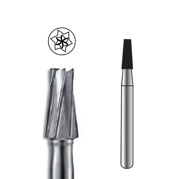 Pac-Dent Carbide Bur HP-172 Taper Fissure, Clinic Pack, 100/pk