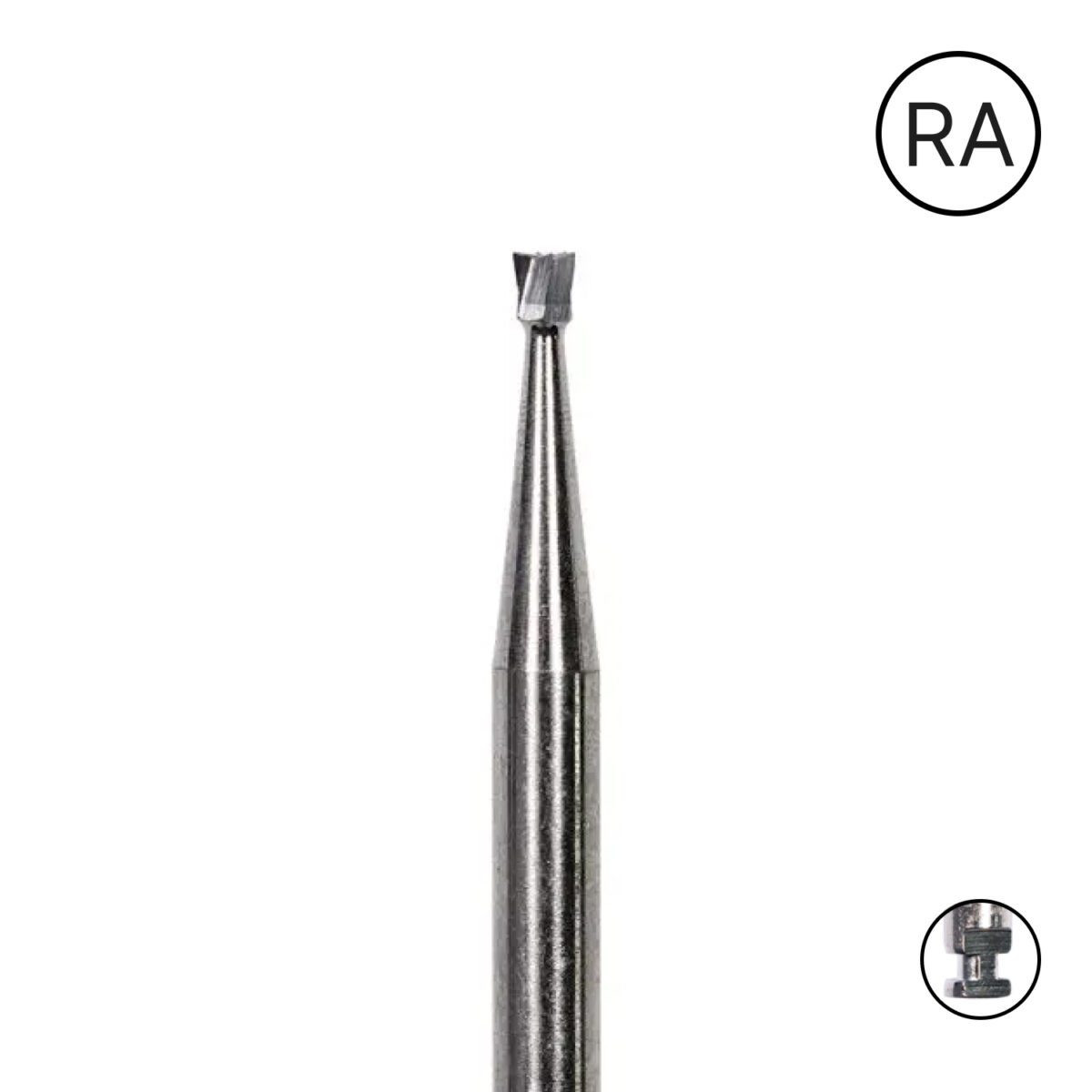 Pac-Dent Carbide Bur RA-37 Inverted Cone Latch-Type, Clinic Pack, 100/pk