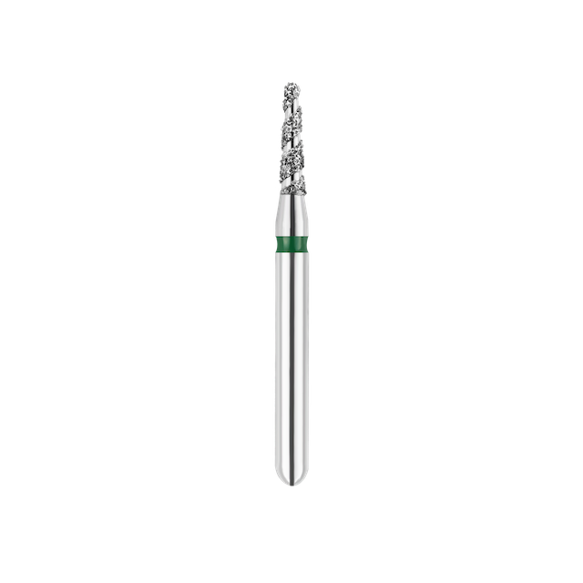 SpiralKool Diamond Turbo Cutting Bur 849T-012C, Round End Taper, Coarse, 5/pk
