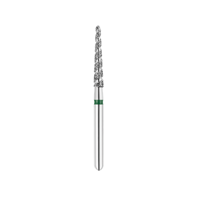 SpiralKool Diamond Turbo Cutting Bur 850T-016C, Round End Taper, Coarse, 5/pk