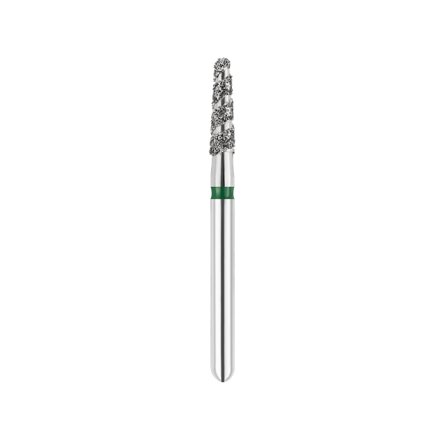 SpiralKool Diamond Turbo Cutting Bur 855T-018C, Round End Taper, Coarse, 5/pk