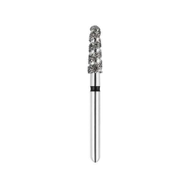 SpiralKool Diamond Turbo Cutting Bur 855T-023SC, Round End Taper, Coarse, 5/pk
